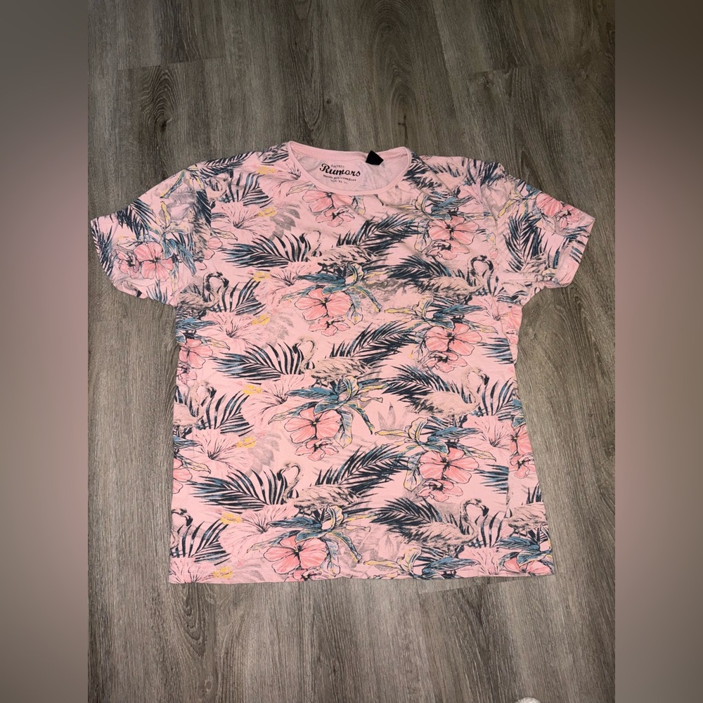 Rumors | Pink Tropical Tee
